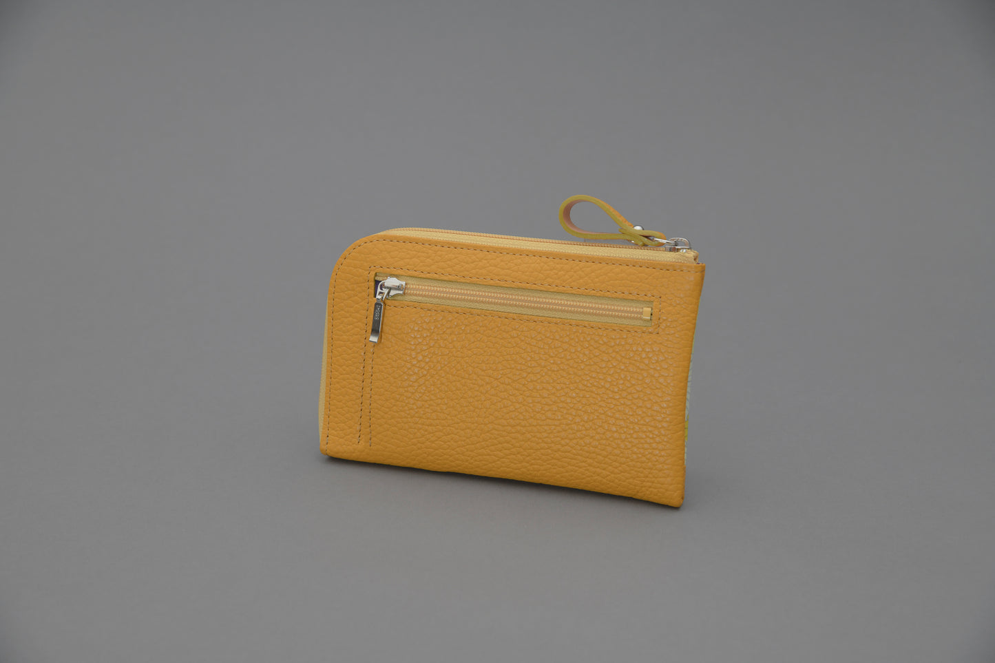 【Web限定】L字開きミニ財布 E.万寿菊文様イエロー(本体価格34,800円)