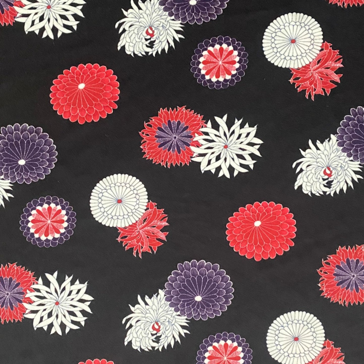 【受注生産】コンパクトバック(A:飛び菊文様)